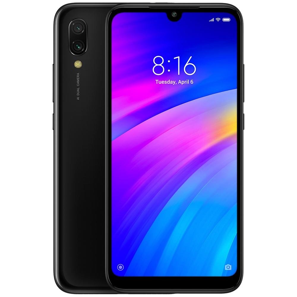Smartphone Xiaomi Redmi 7, 32GB, 12MP, Tela 6.26´, Eclipse Black - CX266PRE Smartphone Xiaomi Redmi 7, 32GB, 12MP, Tela 6.26´, Eclipse Black - CX266PRE