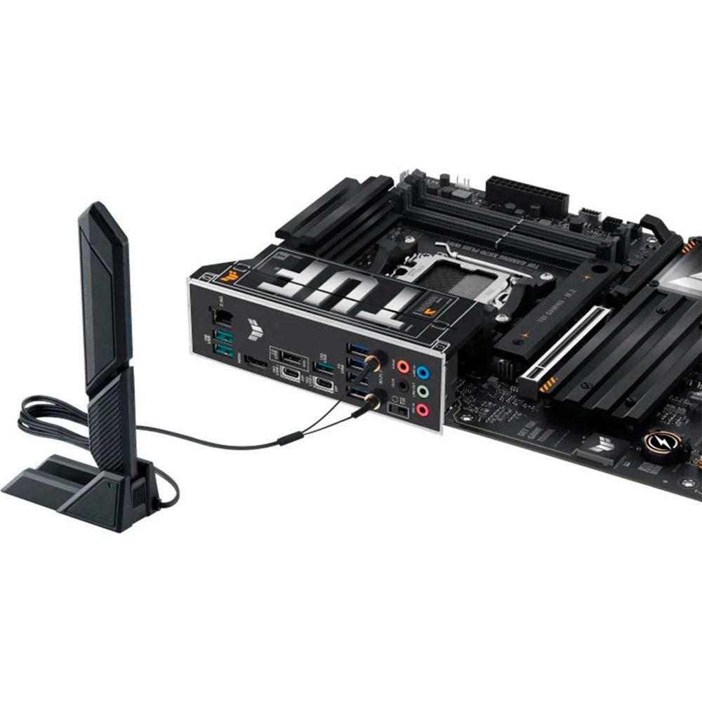 Kit Placa-Mãe ASUS TUF GAMING X870-PLUS WIFI 7 AM5 + Processador AMD Ryzen 7 7800X3D + Memória RAM XPG Lancer, RGB, 32GB (2x16GB)