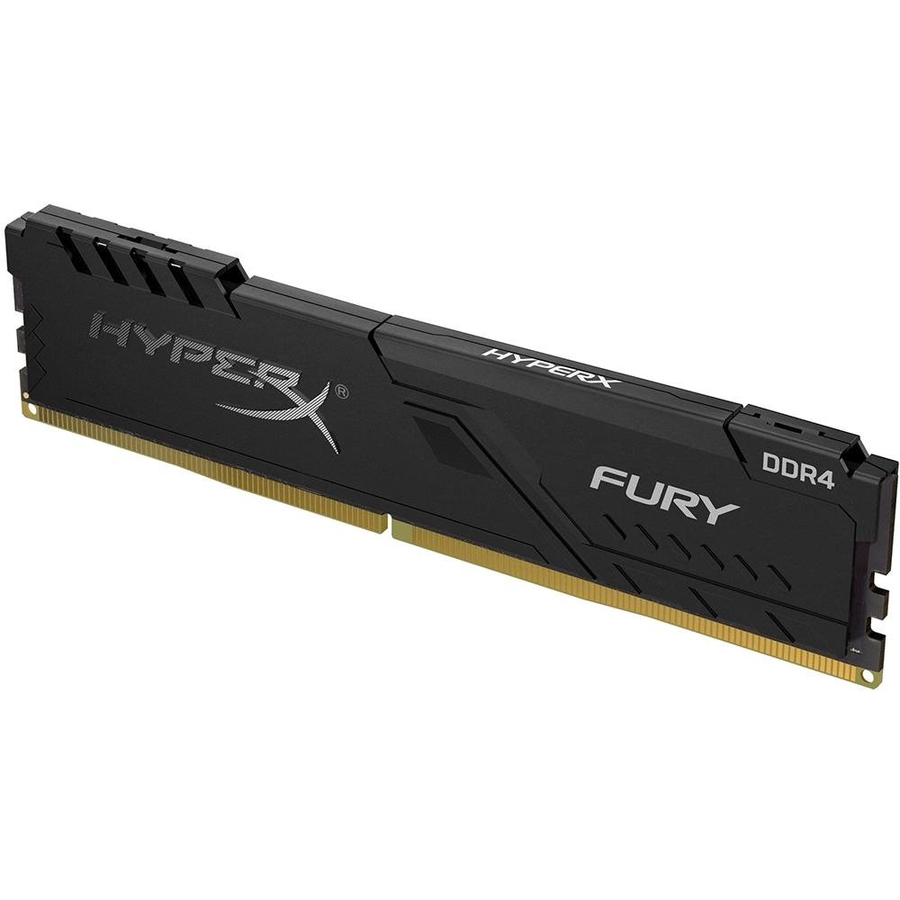 Memória HyperX Fury, 8GB, 2400MHz, DDR4, Preto