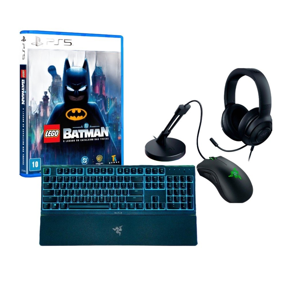 Kit Razer Game On + Teclado Ornata V3 X + LEGO