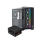 Kit Gabinete Gamer Husky Dome 700, 7 Fans ARGB, Vidro Temperado Frontal/Lateral + Fonte Husky Sledger 950W, 80 Plus Platinum, PFC ativo, Bivolt