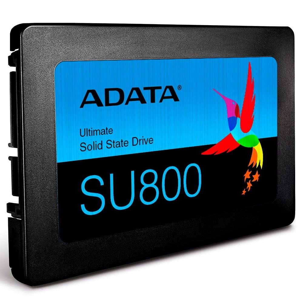 SSD  Adata Ultimate SU800 SATA, 1TB, 2.5", Leitura: 550MB/s e Gravação: 500MB/s, Preto - ASU800SS-1TT-C