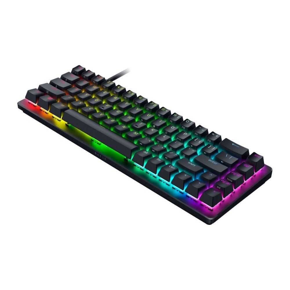 Teclado Mecânico Gamer Razer Huntsman V3 HE Mini 65%, Switch Magnético, 8KHz, Rapid Trigger, USB-C, RGB, Preto - RZ03-05930200-R3U1 Teclado Mecânico Gamer Razer Huntsman V3 HE Mini 65%, Switch Magnético, 8KHz, Rapid Trigger, USB-C, RGB, Preto - RZ03-05930200-R3U1