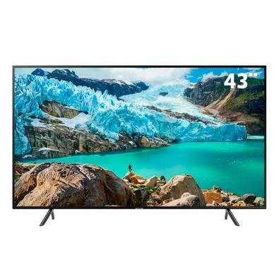 Menor preço em Smart TV LED 43´ UHD 4K Samsung, 3 HDMI, 2 USB, Wi-Fi, Bluetooth, HDR - UN43RU7100GXZD 