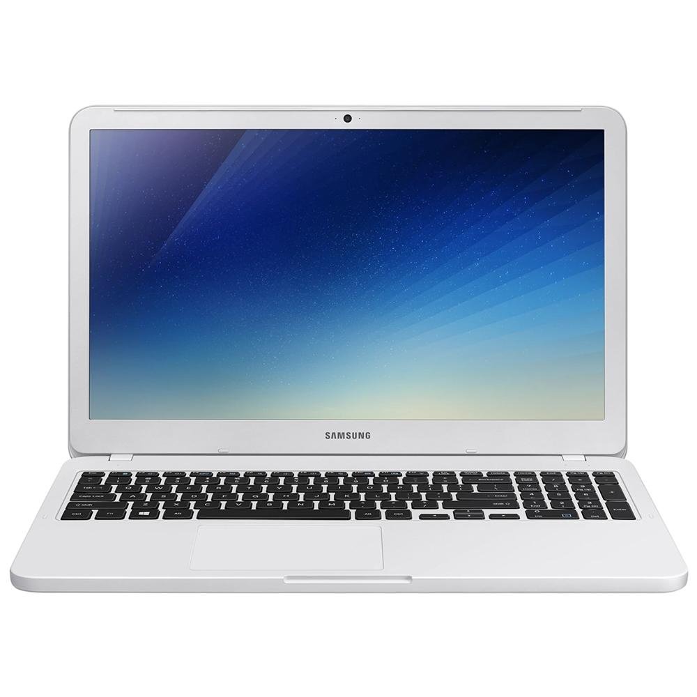Notebook Samsung Essentials E30, Intel Core i3-7020U, 4GB, HD 1TB, Windows 10 Home, 15.6´, Branco - NP350XAA-KF4BR Notebook Samsung Essentials E30, Intel Core i3-7020U, 4GB, HD 1TB, Windows 10 Home, 15.6´, Branco - NP350XAA-KF4BR
