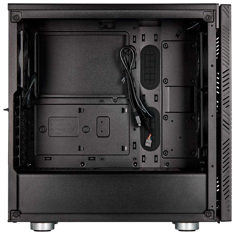 Gabinete Gamer Corsair 275R Airflow, Mid-Tower, ATX, Lateral em Vidro Temperado, Com FAN, Preto - CC-9011181-WW Gabinete Gamer Corsair 275R Airflow, Mid-Tower, ATX, Lateral em Vidro Temperado, Com FAN, Preto - CC-9011181-WW