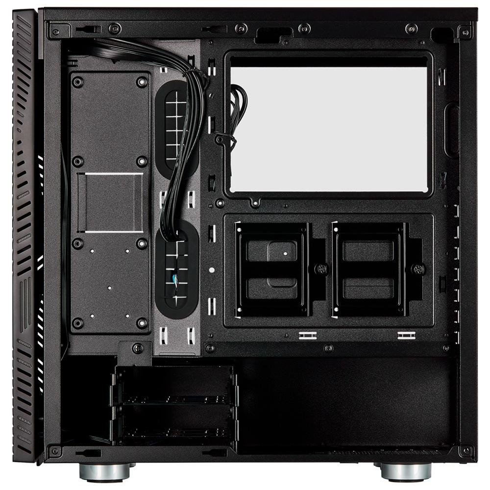 Gabinete Gamer Corsair 275R Airflow, Mid-Tower, ATX, Lateral em Vidro Temperado, Com FAN, Preto - CC-9011181-WW Gabinete Gamer Corsair 275R Airflow, Mid-Tower, ATX, Lateral em Vidro Temperado, Com FAN, Preto - CC-9011181-WW