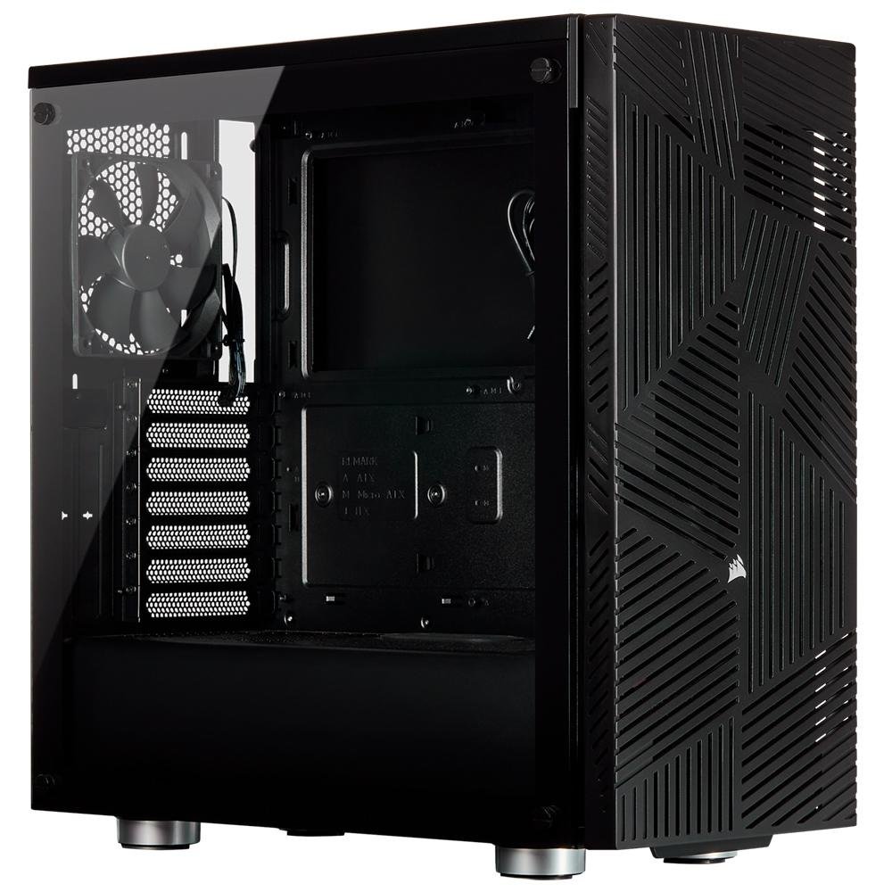 Gabinete Gamer Corsair 275R Airflow, Mid-Tower, ATX, Lateral em Vidro Temperado, Com FAN, Preto - CC-9011181-WW Gabinete Gamer Corsair 275R Airflow, Mid-Tower, ATX, Lateral em Vidro Temperado, Com FAN, Preto - CC-9011181-WW