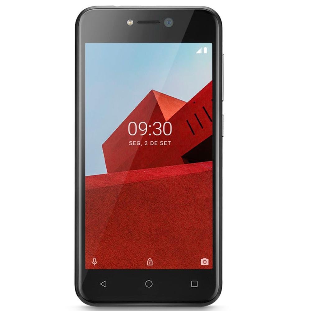 Smartphone Multilaser E, 16GB, 5MP, Tela 5´, Preto + Capa Protetora e Película - P9101 Smartphone Multilaser E, 16GB, 5MP, Tela 5´, Preto + Capa Protetora e Película - P9101