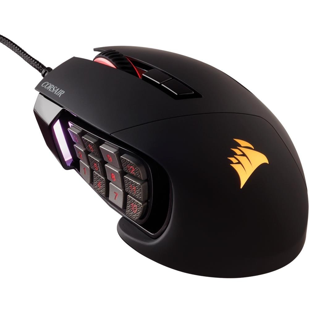 CORSAIR SCIMITAR ELITE WIRELESS SE 多ボタン Mouse Corsair Scimitar Elite RGB 18000DPI |KaBuM!