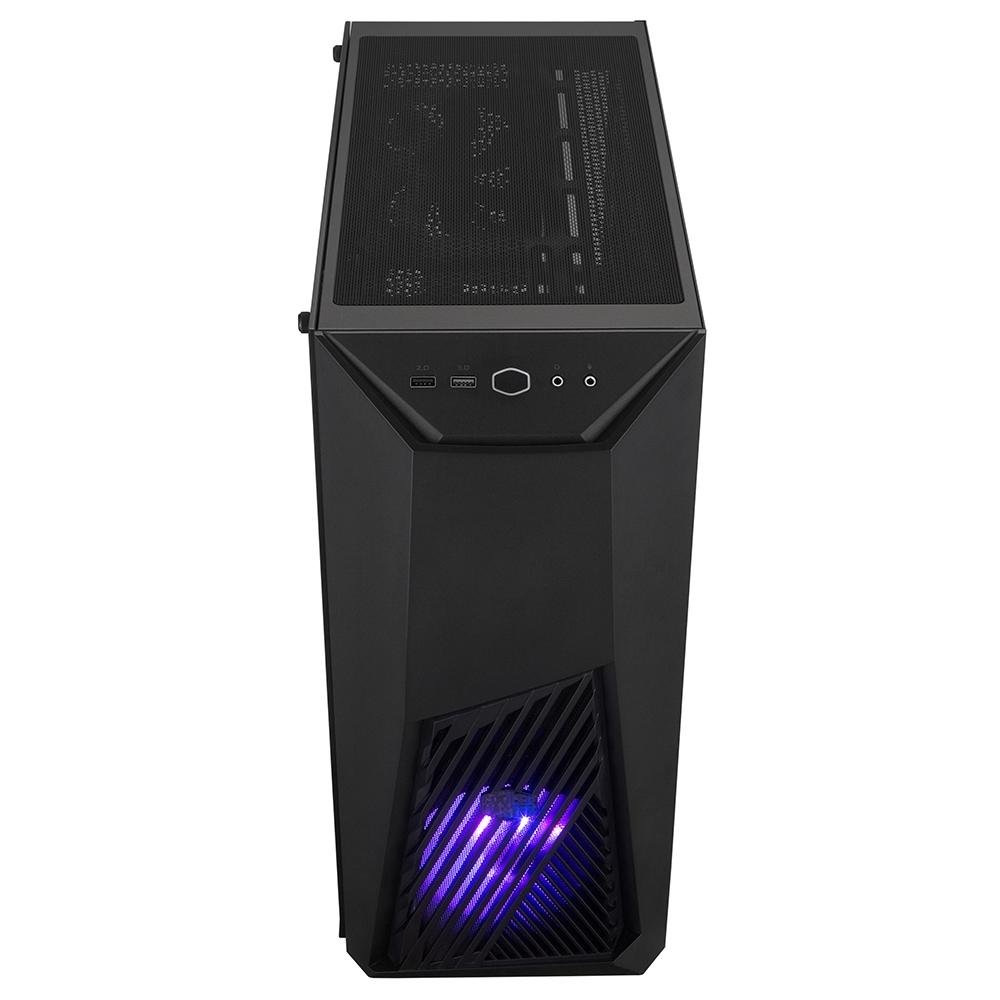 Gabinete Gamer Cooler Master K501L RGB, Mid Tower, com FAN, Lateral em Vidro - MCB-K501L-KGNN-SR1 Gabinete Gamer Cooler Master K501L RGB, Mid Tower, com FAN, Lateral em Vidro - MCB-K501L-KGNN-SR1