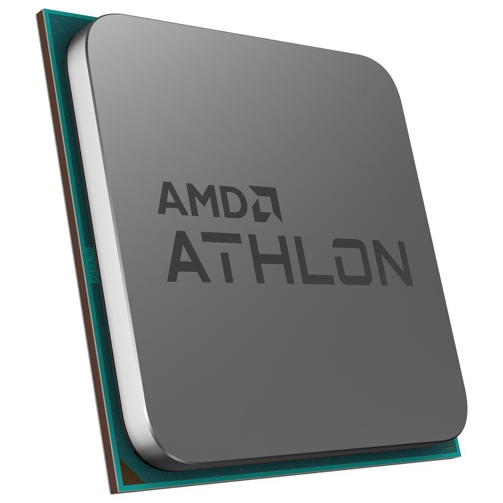 Processador AMD Athlon 3000G Two Core, 3500MHz, Cache 5MB, 2 Núcleos, 4 Threads, AM4 - YD3000C6FHBOX Processador AMD Athlon 3000G Two Core, 3500MHz, Cache 5MB, 2 Núcleos, 4 Threads, AM4 - YD3000C6FHBOX