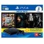 Console Sony PlayStation 4 Hits Bundle Mega Pack 9, 1TB - Grand Theft Auto V Premium Edition + Death Stranding + The Last of Us Remasterizado - CUH-2214B