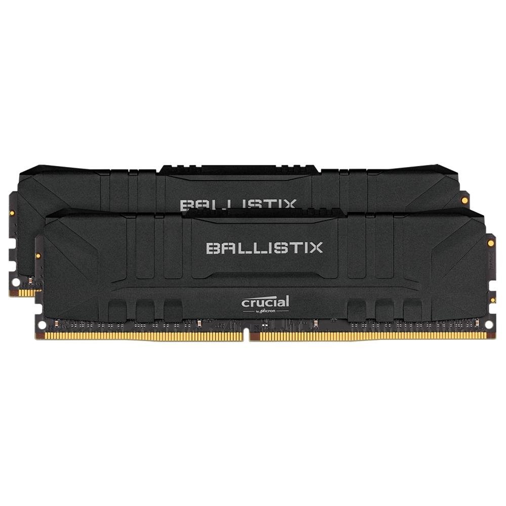 Memória RAM Crucial Ballistix Sport LT, 8 GB (2X4),2400MHz, DDR4, CL16, Preta - BL2K4G24C16U4B Memória RAM Crucial Ballistix Sport LT, 8 GB (2X4),2400MHz, DDR4, CL16, Preta - BL2K4G24C16U4B
