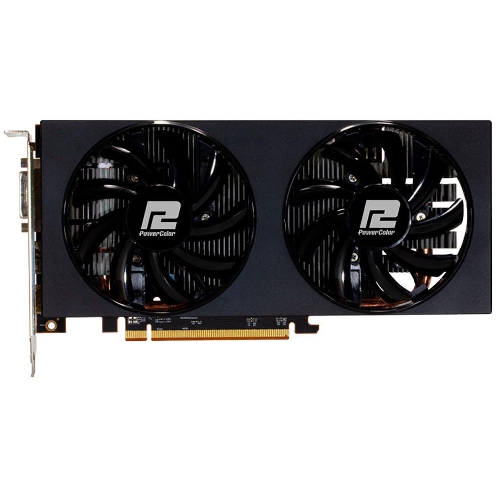 Placa de Vídeo RX 5500 XT PowerColor AMD Radeon, 8GB, GDDR6 - 8GBD6-DH/OC 1A1-G00325500G Placa de Vídeo RX 5500 XT PowerColor AMD Radeon, 8GB, GDDR6 - 8GBD6-DH/OC 1A1-G00325500G