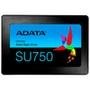 SSD Adata SU750, SATA, 512GB, Leitura: 550MB/s e Gravação: 520MB/s, Preto - ASU750SS-512GT-C