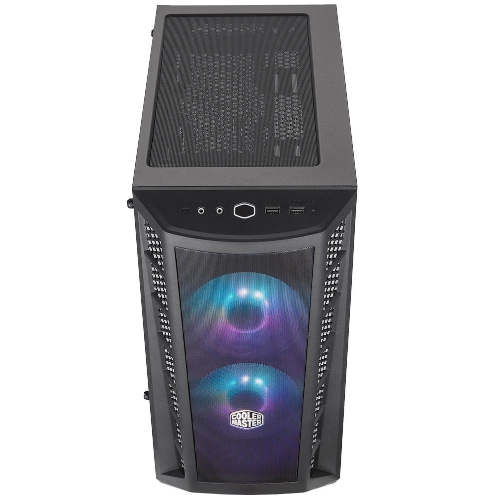 Gabinete Gamer Cooler Master MasterBox MB311L ARGB, Mini Tower, ARGB, com FAN, Lateral em Vidro - MCB-B311L-KGNN-S02