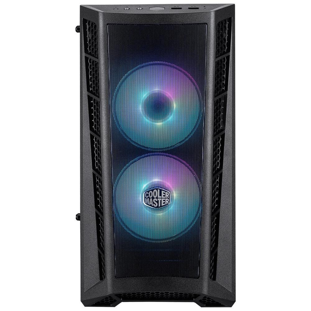 Gabinete Gamer Cooler Master MasterBox MB311L ARGB, Mini Tower, ARGB, com FAN, Lateral em Vidro - MCB-B311L-KGNN-S02