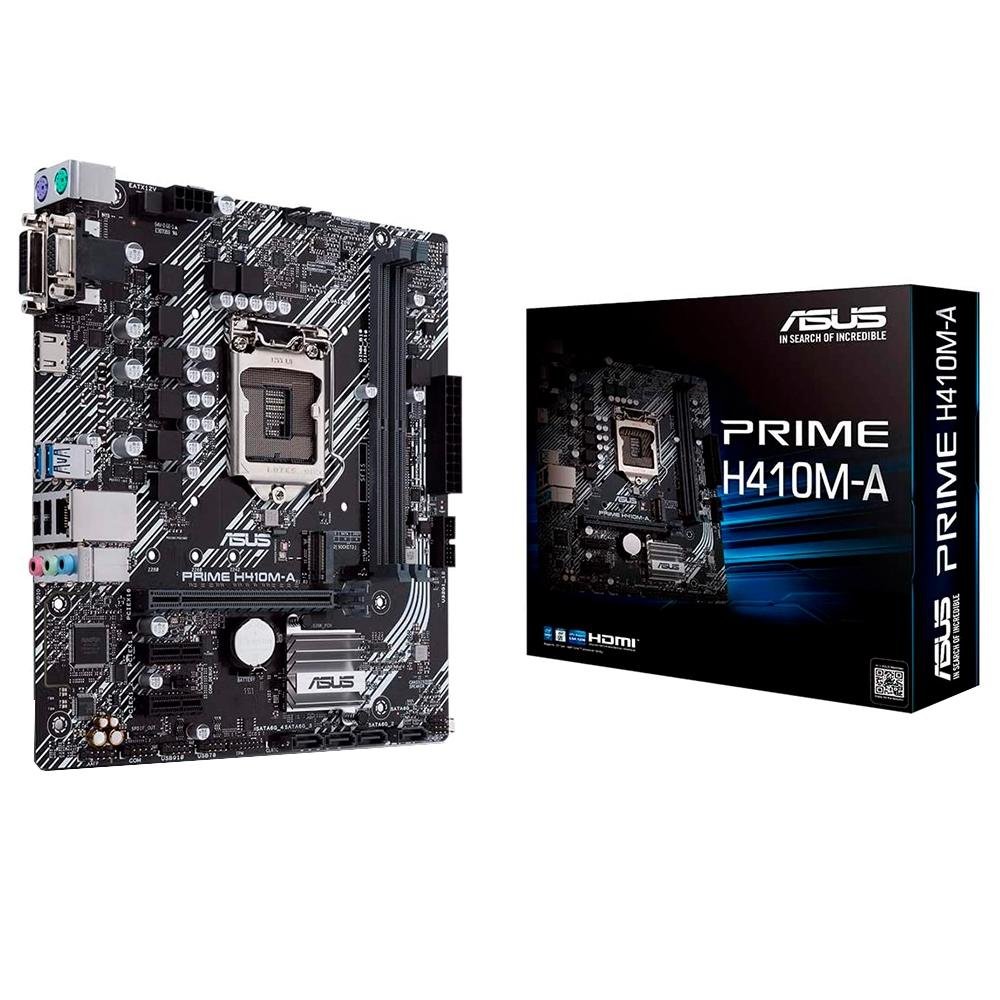 Placa Mãe Asus Prime H410M-A, Intel LGA 1200, mATX, DDR4 | KaBuM!