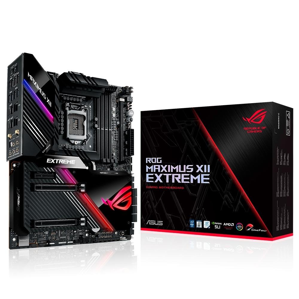 Placa Mãe Asus ROG Maximus XII Extreme, Intel LGA 1200, eATX, DDR4 Placa Mãe Asus ROG Maximus XII Extreme, Intel LGA 1200, eATX, DDR4