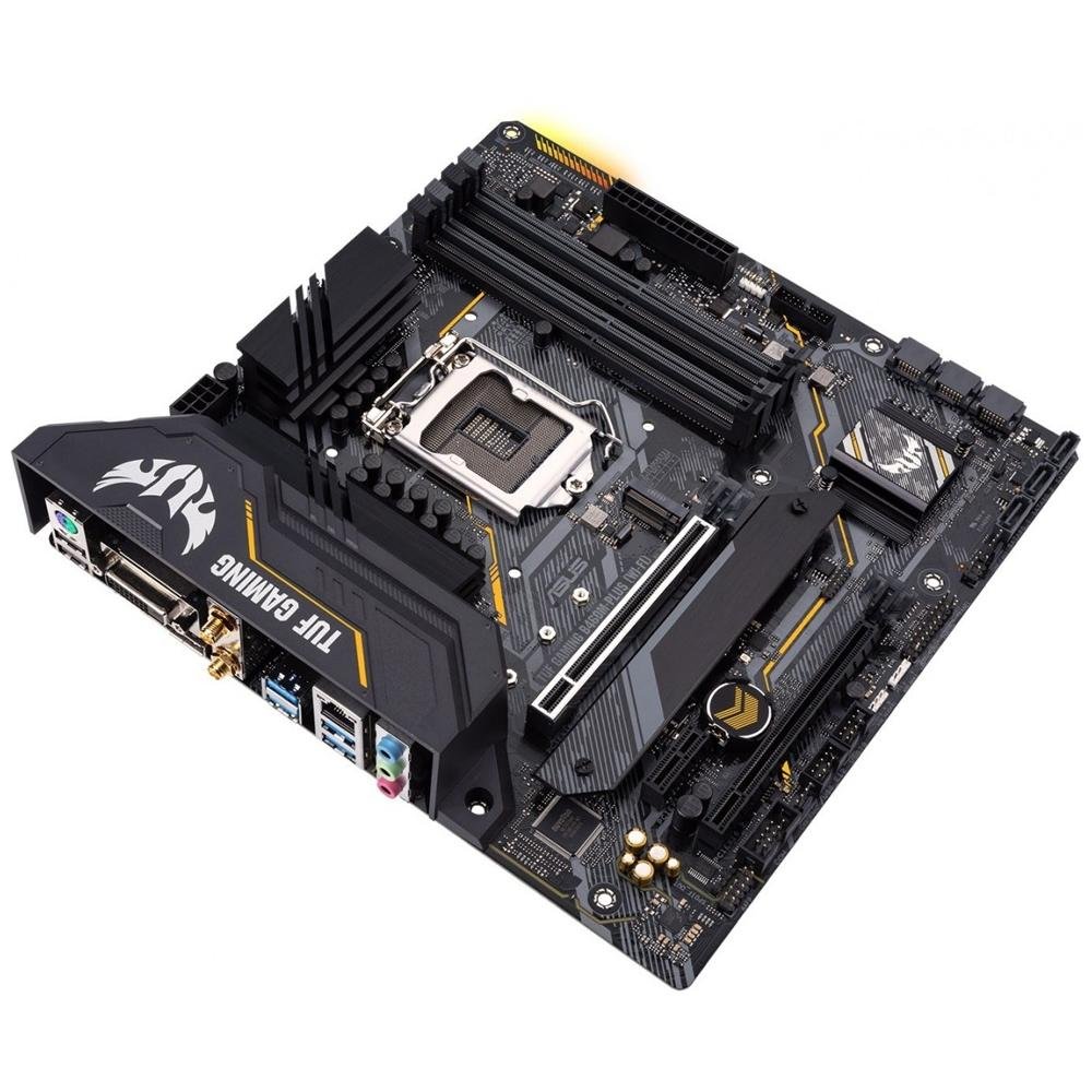 Placa-Mãe ASUS TUF Gaming B460M-Plus Wi-Fi, Intel LGA 1200, mATX, DDR4, Preto - 90MB1440-M0EAY0 Placa-Mãe ASUS TUF Gaming B460M-Plus Wi-Fi, Intel LGA 1200, mATX, DDR4, Preto - 90MB1440-M0EAY0