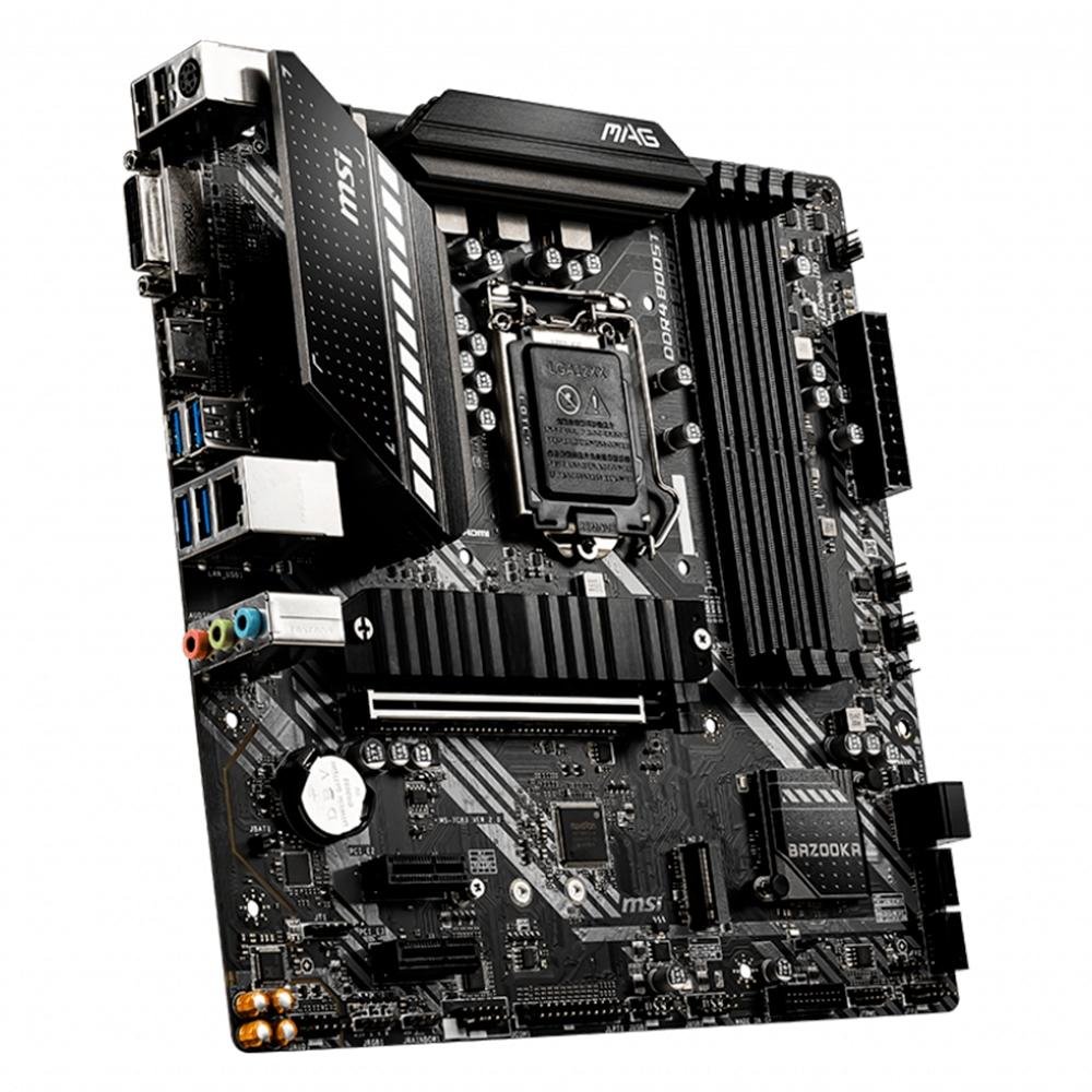 Placa-Mãe MSI MAG B460M Bazooka, Intel LGA 1200, mATX Placa-Mãe MSI MAG B460M Bazooka, Intel LGA 1200, mATX