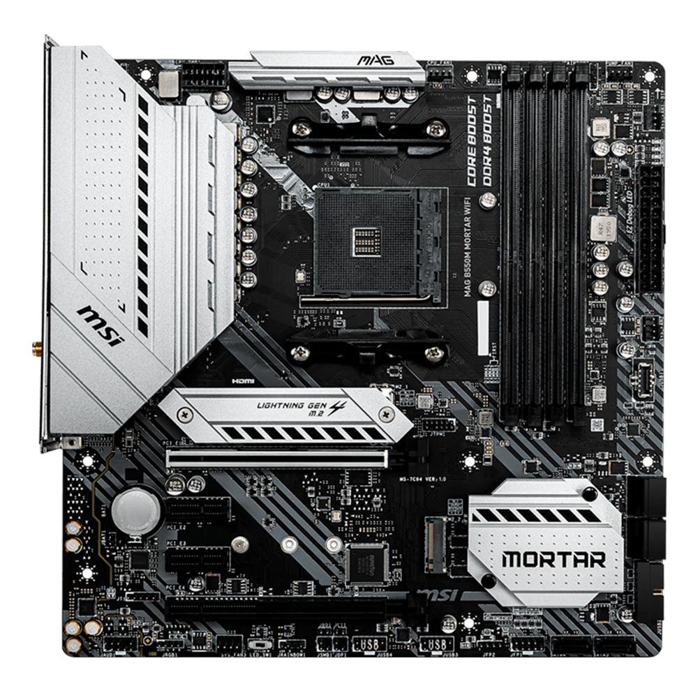 マザーボード MSI MAG B550M MORTAR WIFI placa-mae-msi-mag-b550m-mortar