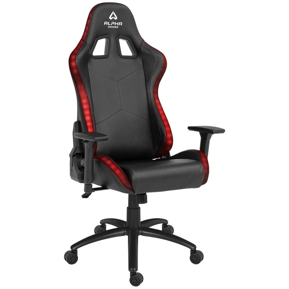 アルファクリムゾンカズ Cadeira Gamer Alpha Gamer Cygnus RGB - AGCYGNUS | KaBuM!