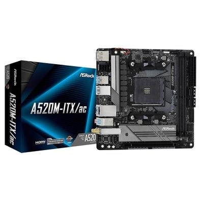 ASRock A520M-ITX/ac マザーボード placa-mae-asrock-a520m-itx-ac-