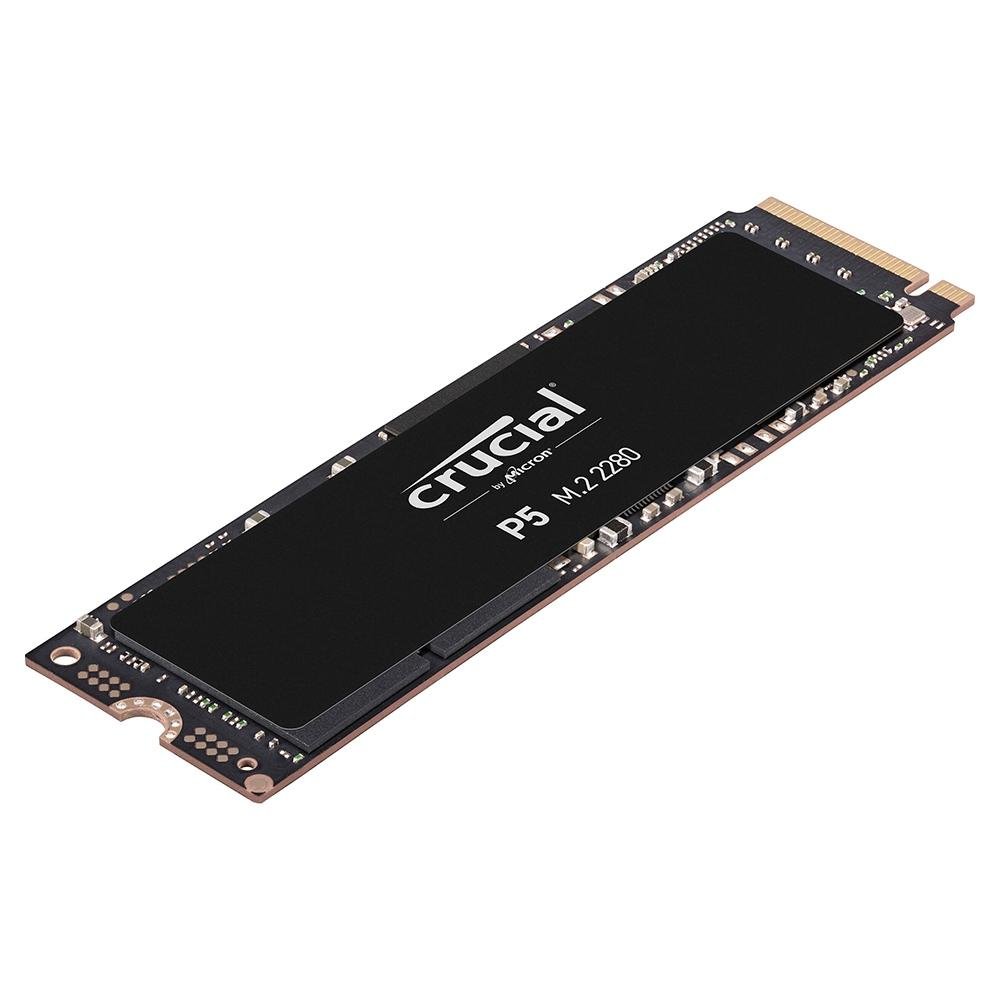 SSD Crucial P5, 500GB, M.2 NVMe, Leituras: 3400Mb/s e Gravações