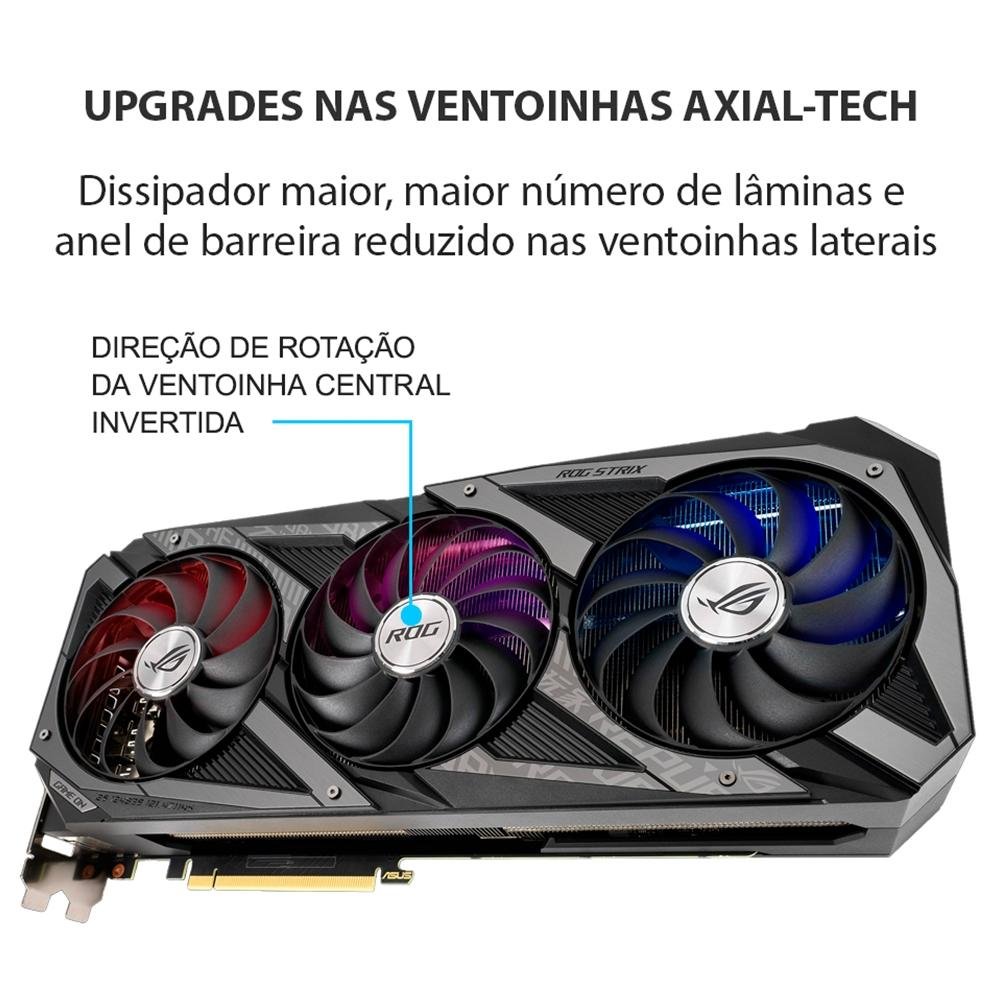 Placa de Vídeo Asus NVIDIA RTX 3090 24GB | KaBuM!