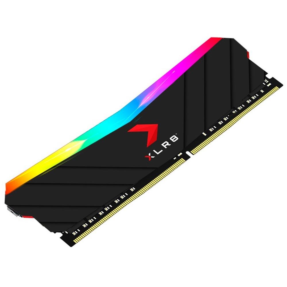 Memória PNY XLR8, RGB, 16GB (2x8GB), 3200MHz, DDR4, CL16