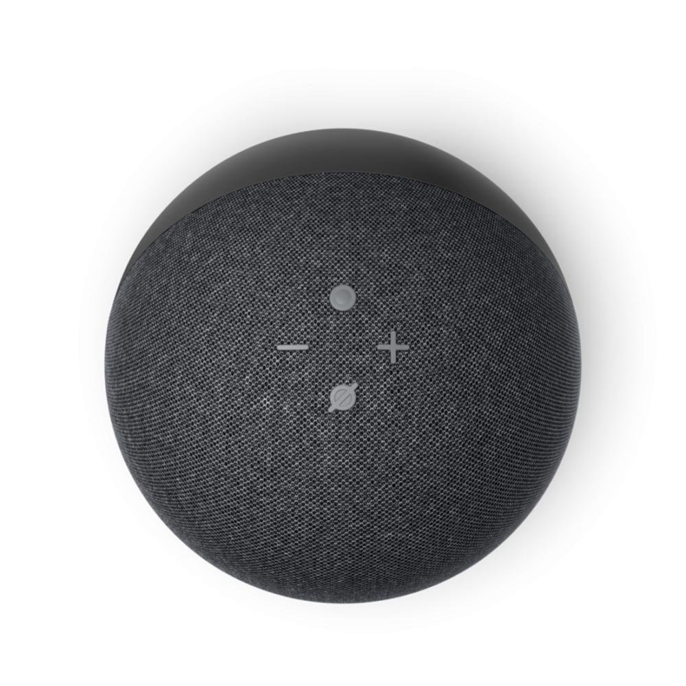 Echo 4ª Geração, Amazon, Preto e Alexa | KaBuM!