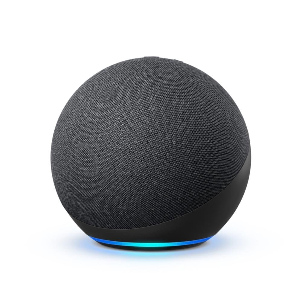 Echo 4ª Geração, Amazon, Preto e Alexa | KaBuM!