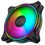 Kit com 3 Ventoinhas Cooler Master Masterfan MF120 Halo, 360mm, Led ARGB, Preto - MFL-B2DN-183PA-R1