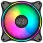 Kit com 3 Ventoinhas Cooler Master Masterfan MF120 Halo, 360mm, Led ARGB, Preto - MFL-B2DN-183PA-R1