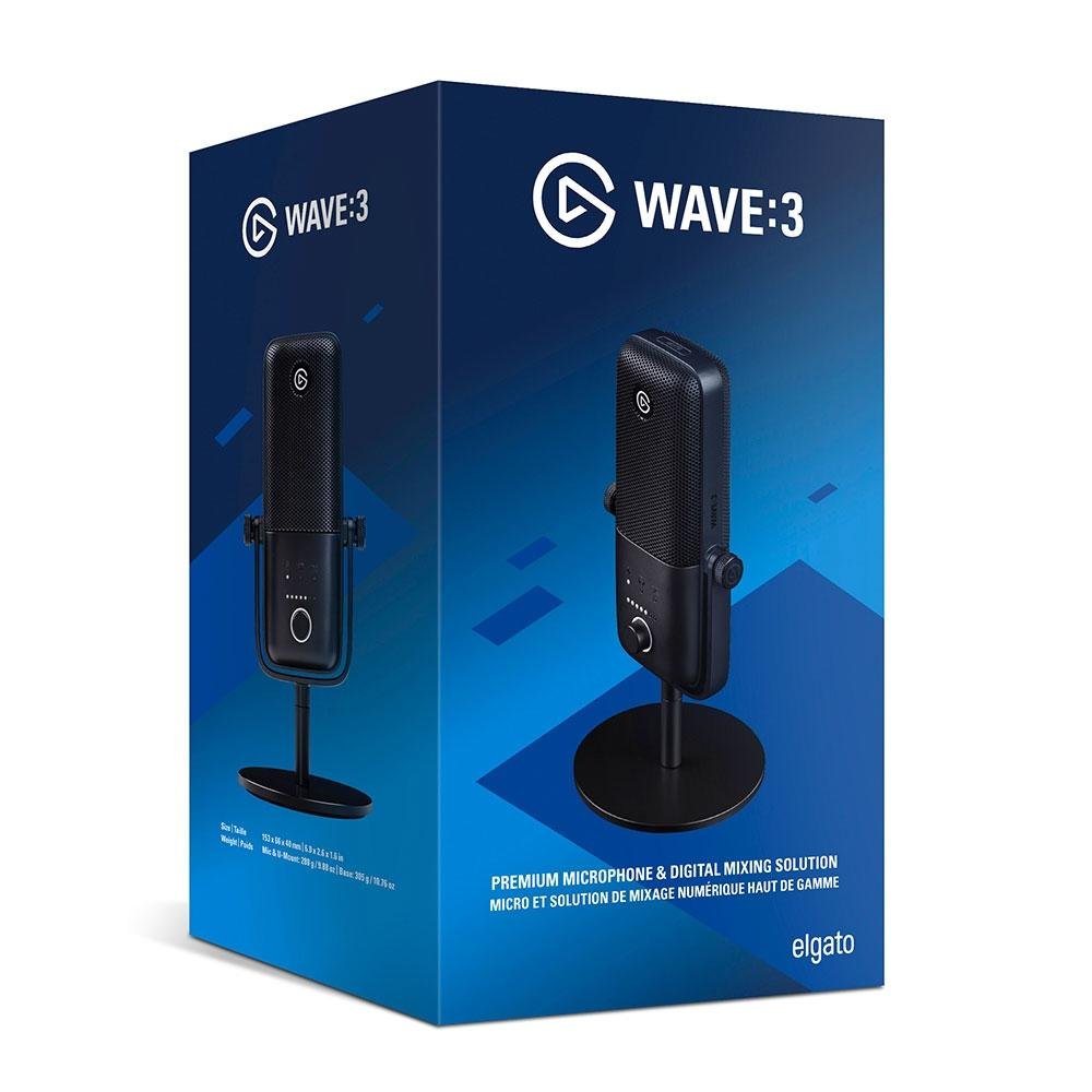 Microfone Condensador Elgato Wave 3 Podcast | KaBuM!