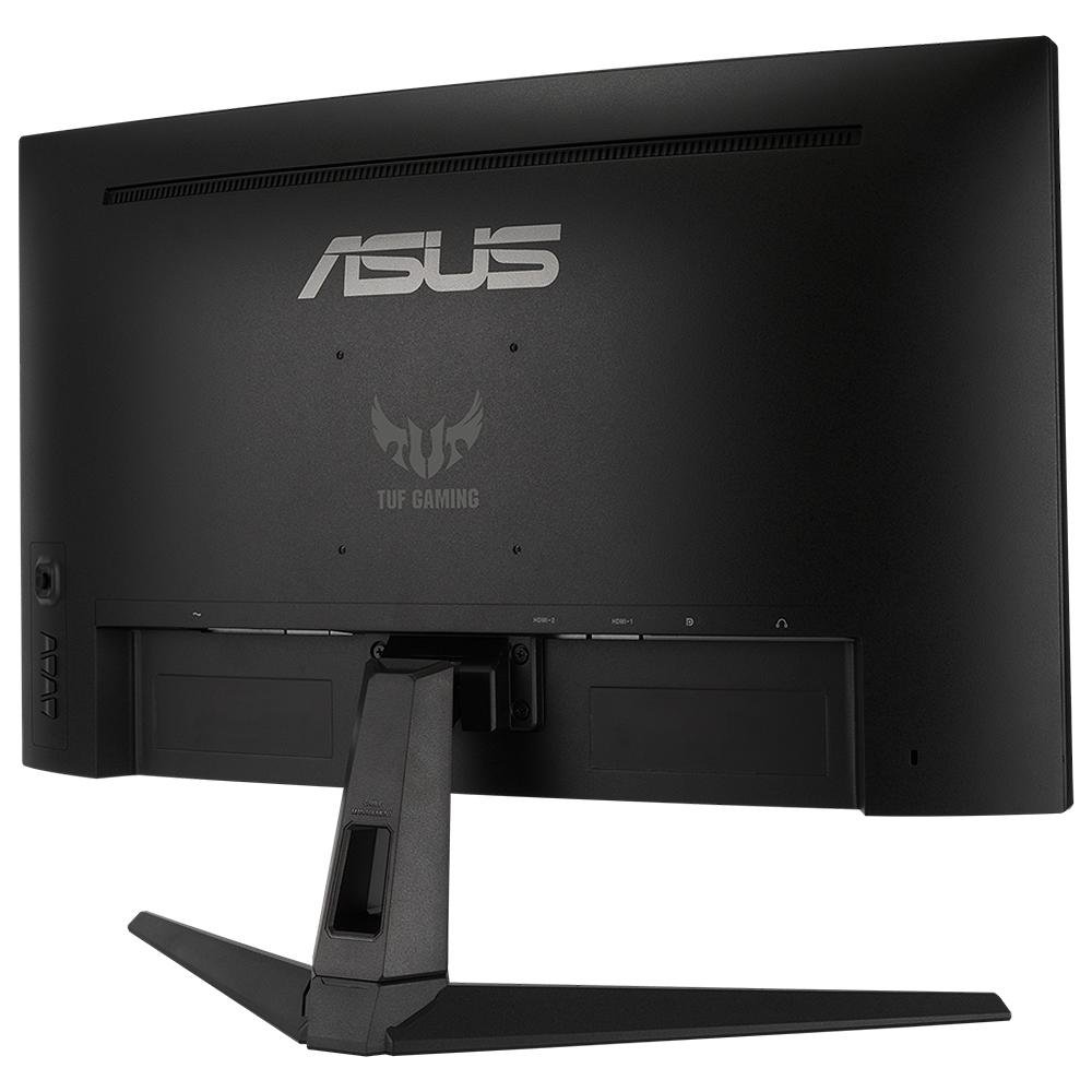 Monitor Gamer Asus TUF 27" 2K QHD, LED, Curvo, 165Hz, 1ms, FreeSync Premium, HDR 10, HDMI e DP, VESA, Som, Preto - VG27WQ1B Monitor Gamer Asus TUF 27" 2K QHD, LED, Curvo, 165Hz, 1ms, FreeSync Premium, HDR 10, HDMI e DP, VESA, Som, Preto - VG27WQ1B