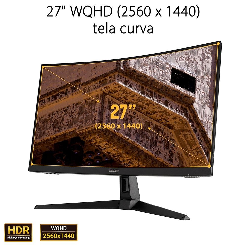 Monitor Gamer Asus 27´, HDMI, 165Hz, 1ms | KaBuM!