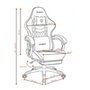 Cadeira Gamer Husky Tempest 700, Até 145kg, Almofadas, Reclinável 150º, PU, Descanso para Pés, Preta - HCG700PT