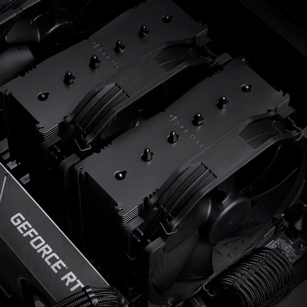 Air Cooler Noctua, AMD/Intel, 120mm, Preto - NH-D15 CH.BK Air Cooler Noctua, AMD/Intel, 120mm, Preto - NH-D15 CH.BK