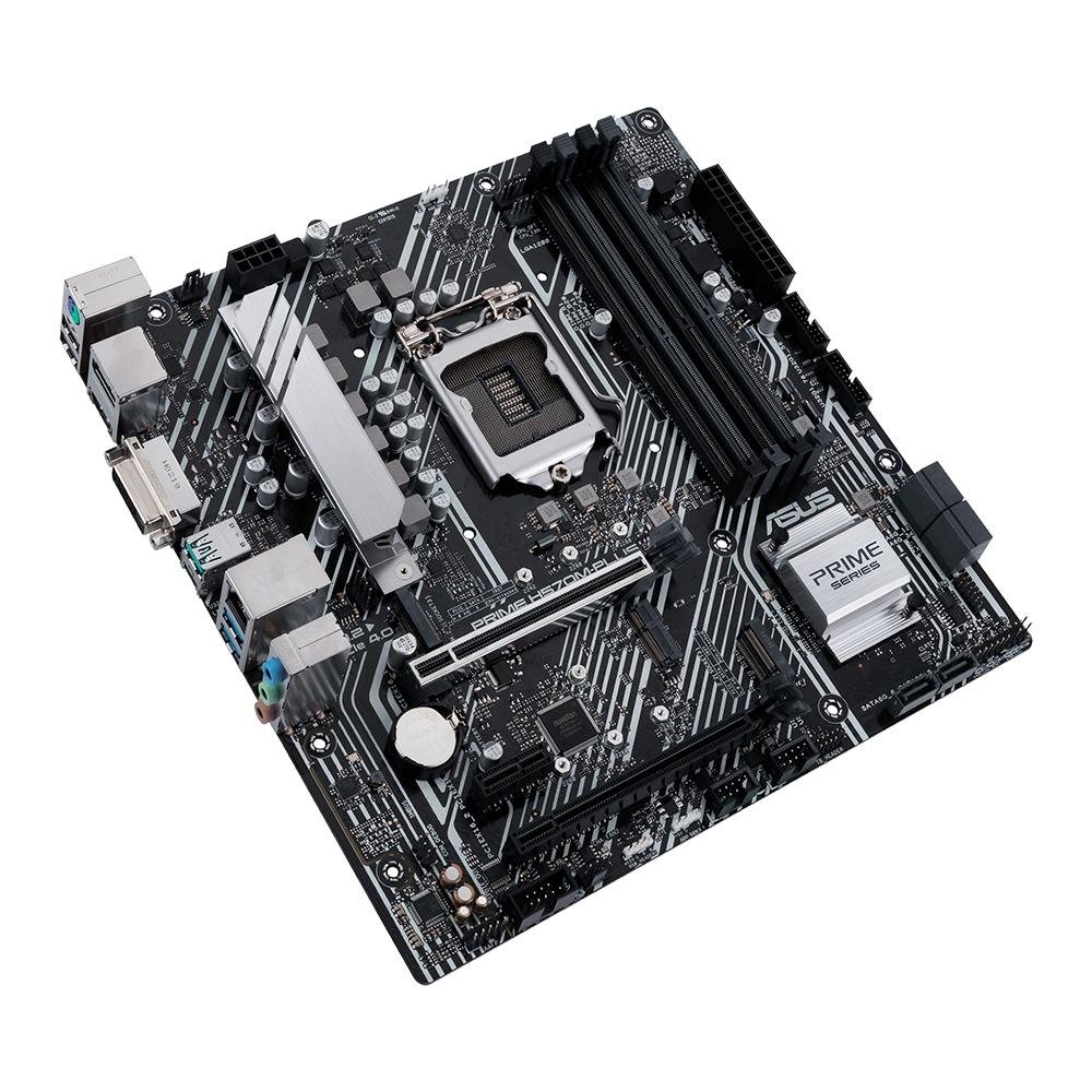 Placa-Mãe ASUS Prime H570M-PLUS, Intel Socket LGA1200, microATX, DDR4, Preto - 90MB16W0-M0EAY0 Placa-Mãe ASUS Prime H570M-PLUS, Intel Socket LGA1200, microATX, DDR4, Preto - 90MB16W0-M0EAY0