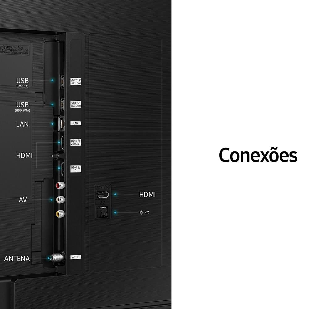 Smart TV Samsung 50 Polegadas 4K QLED 50Q60A, 3 HDMI, 2 USB, Tela Infinita, Processador IA, HDR10+, Design Slim, Alexa - QN50Q60AAGXZD Smart TV Samsung 50 Polegadas 4K QLED 50Q60A, 3 HDMI, 2 USB, Tela Infinita, Processador IA, HDR10+, Design Slim, Alexa - QN50Q60AAGXZD