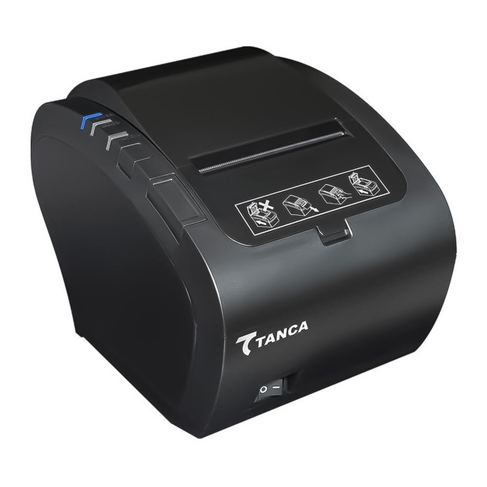 Impressora Térmica Tanca TP-550, 200mm/s, Impressão de QR Code e Logotipos, USB, Preto - 4076 Impressora Térmica Tanca TP-550, 200mm/s, Impressão de QR Code e Logotipos, USB, Preto - 4076