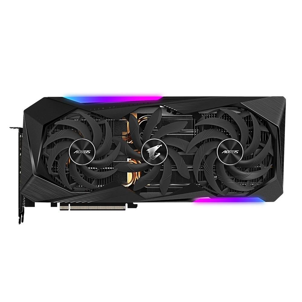 グラフィックボード・グラボ・ビデオカード GEFORCE AORUS RTX3070Ti Master 8GB placa-de-video-gigabyte-aorus-