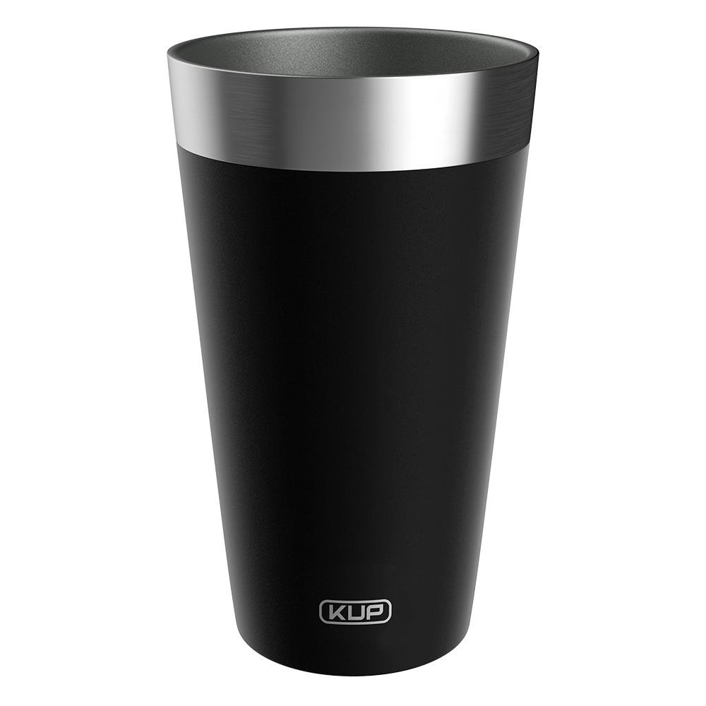 Copo Térmico Kup - Kit 2 copos, Preto e Branco, Sem Tampa, 473ml - HTCAC009