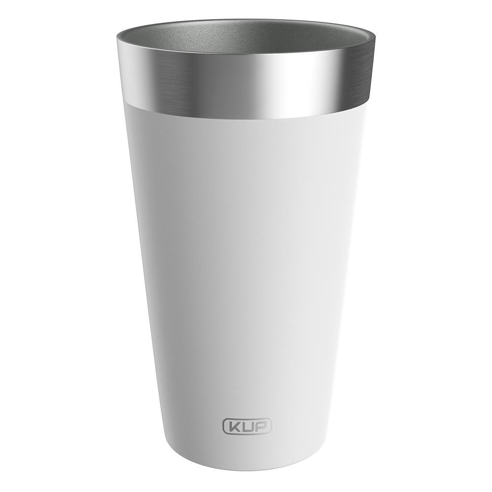 Copo Térmico Kup - Kit 2 copos, Preto e Branco, Sem Tampa, 473ml - HTCAC009