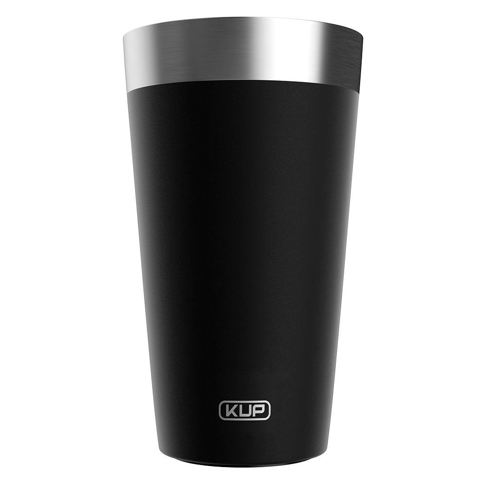 Copo Térmico Kup - Kit 2 copos, Preto e Branco, Sem Tampa, 473ml - HTCAC009