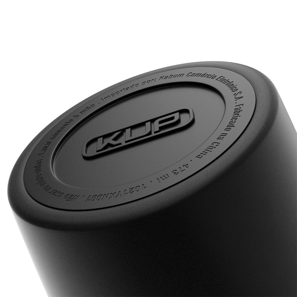 Copo Térmico Kup - Kit 2 copos, Preto e Branco, Sem Tampa, 473ml - HTCAC009