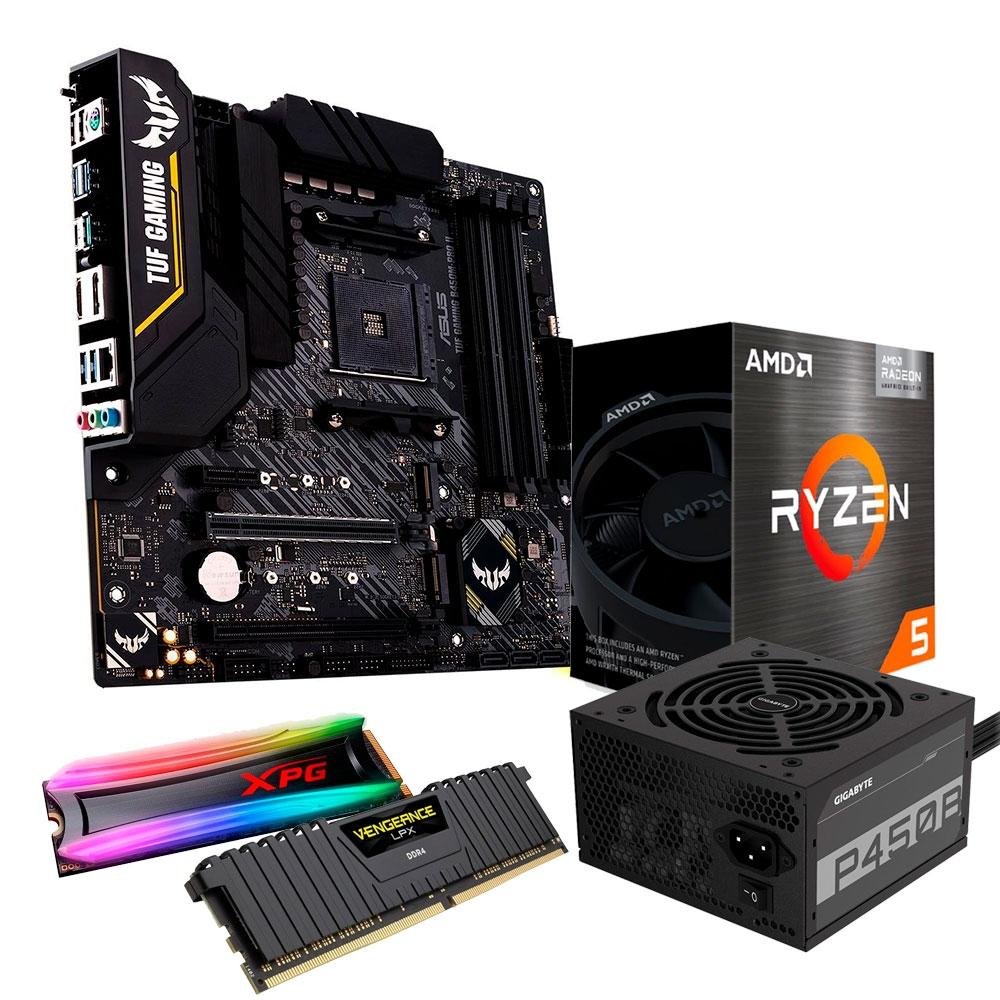 Kit Hardware - Processador AMD Ryzen 5 5600G + Placa-mãe Asus